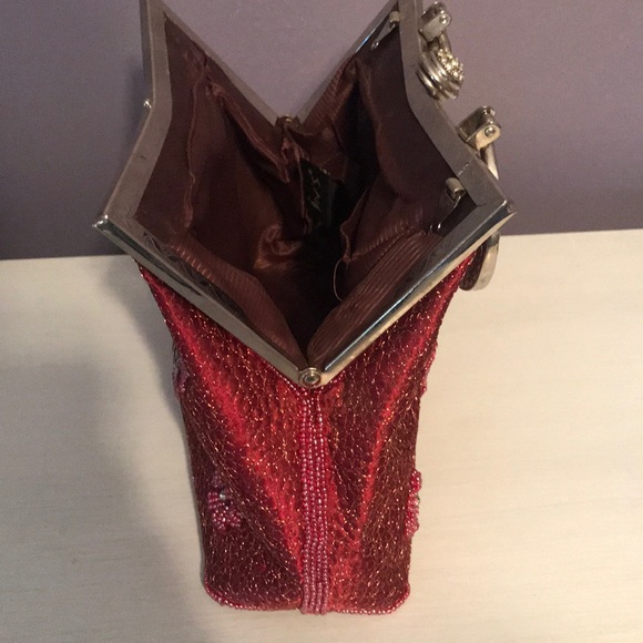 Vintage beaded purse - Picture 5 of 9